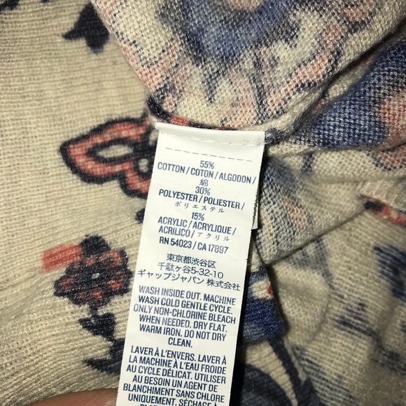 OLD NAVY | Floral Sweater Women’s Size Small - Picture 3 of 5